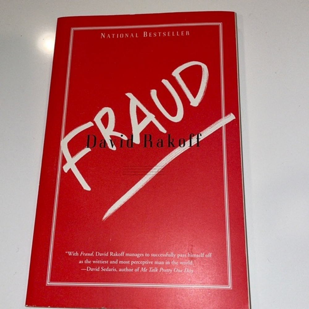 Fraud by David Rakoff Paperback Humor Essays book This American Life‎